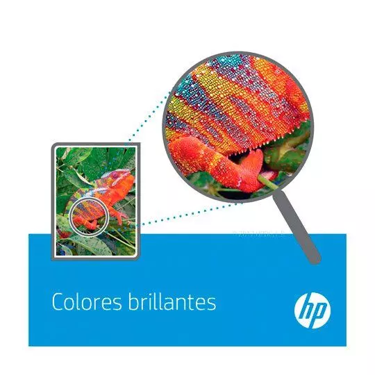Cartucho de tóner cian HP 201a.