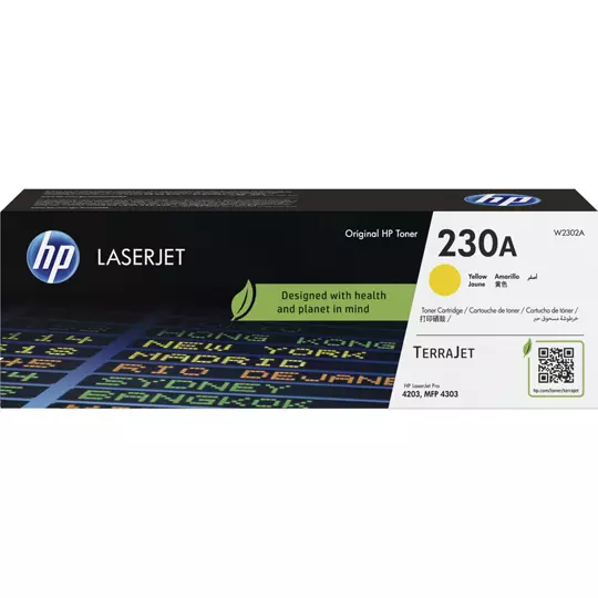 CARTUCHO DE TONER ORIGINAL HP LASERJET 230A AMARILLO