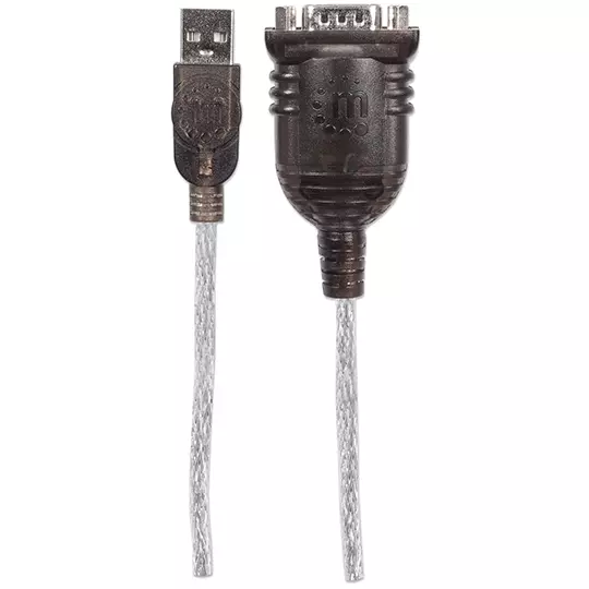 Convertidor Manhattan USB a serial db9m 1.8 m