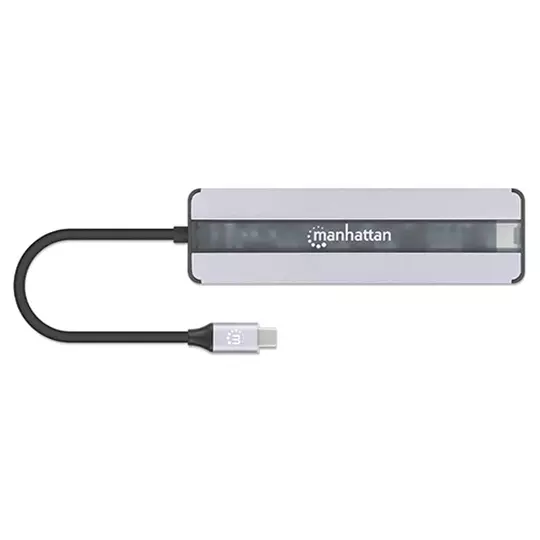 Docking Station Manhattan USB-C 7 puertos
