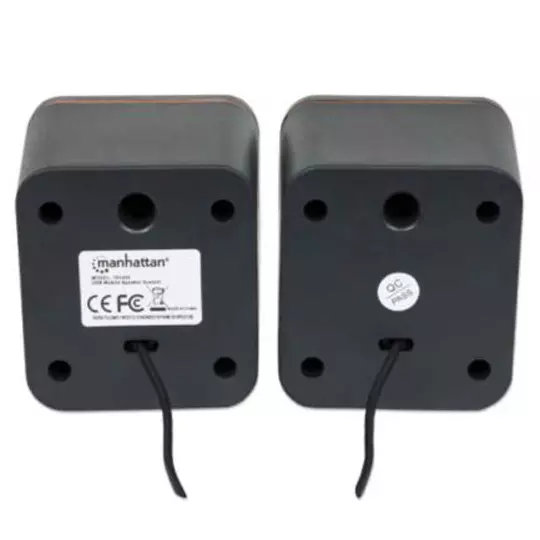 Bocinas serie 2600 USB Manhattan cubo.