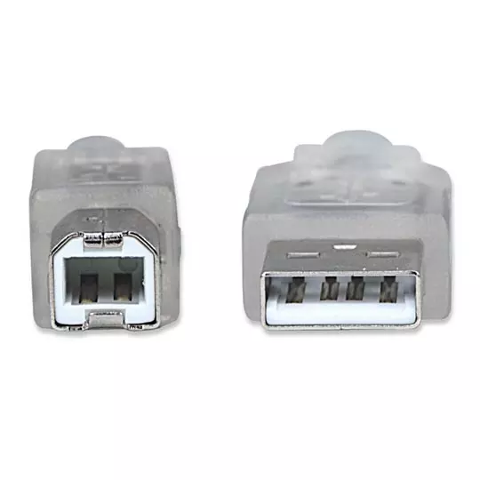 Cable Manhattan USB a-b v2.0 4.5m pla.