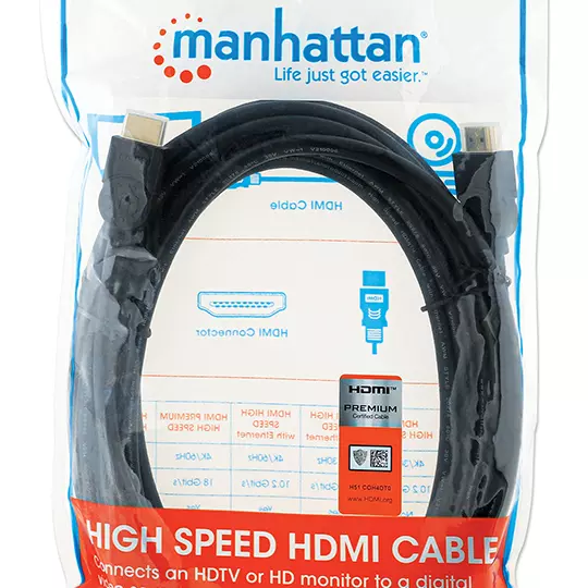 Cable HDMI de Alta Velocidad con Canal Ethernet, Versión Premium 5 metros