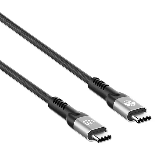 Cable USBC V4 Thunderbolt4, CC 2.0M 8K 240W Negro