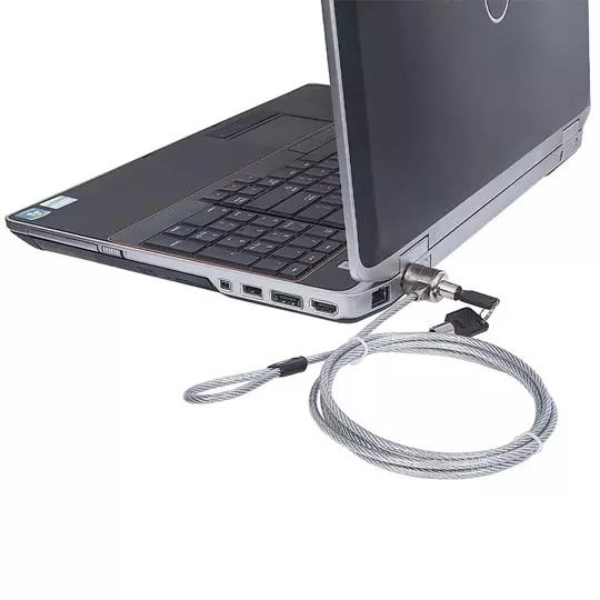 Candado laptop Manhattancon llave 1.4m gris