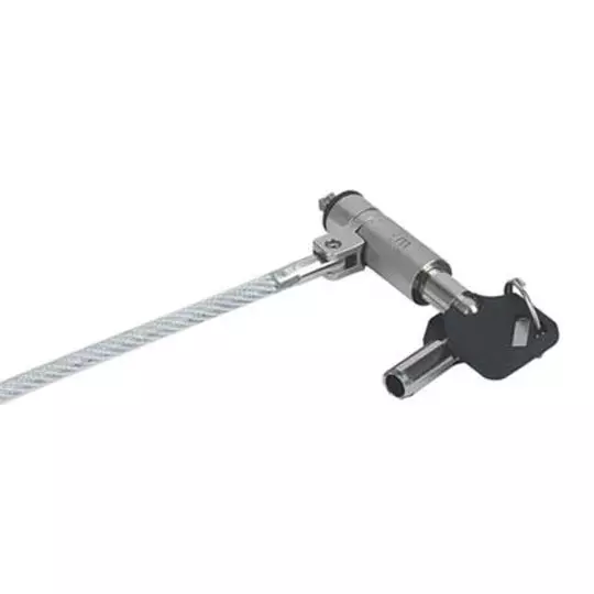 LM-Candado de Llave para Laptop Manhatta 2 Metros Negro