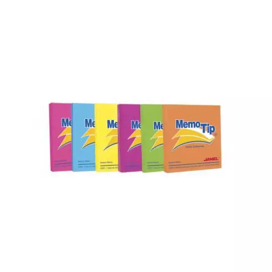 Notas adhesivas neon 7.62 x 12.7 cm. Block con 100 hojas