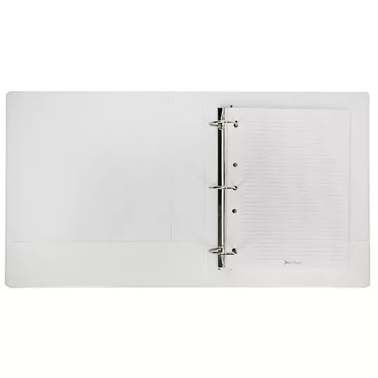 Carpeta Panorámica KYMA Oficio Blanca Herraje "D" 2 Pulgadas