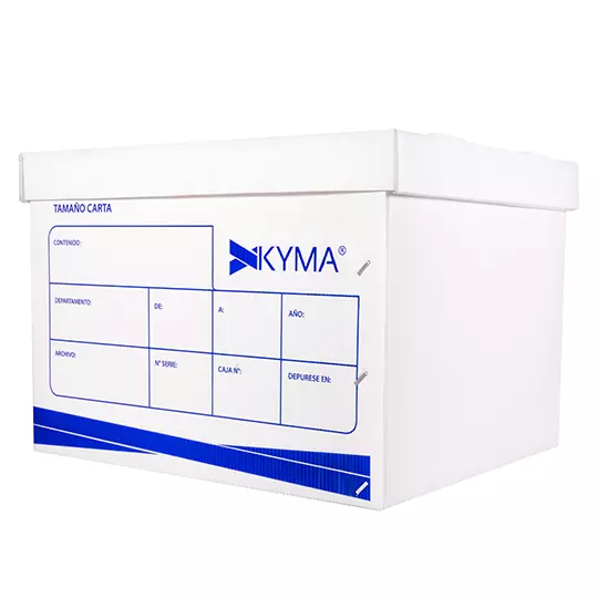 Caja de archivo plástica KYMA para archivo carta 1 pieza 30x30x35cm