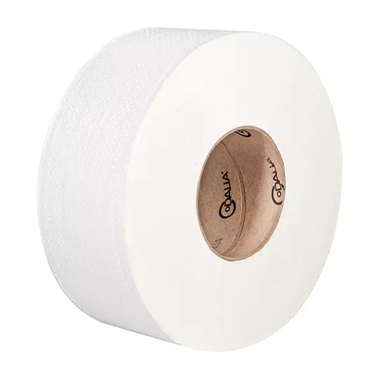 Papel Higiénico blanco Dalia, caja c/12 bobinas 200 m c/u jr
