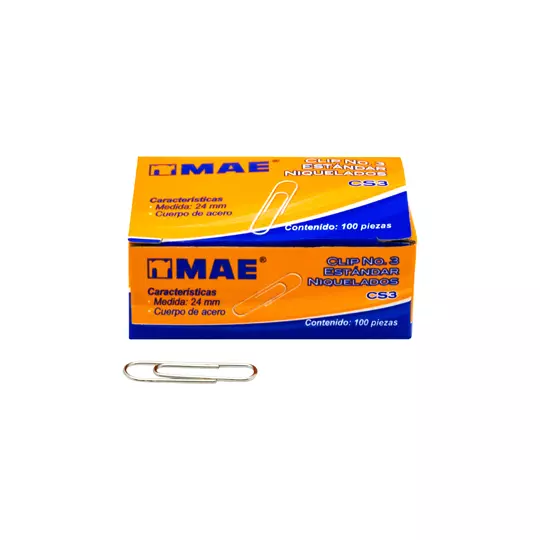 Clip estándar no.3 mae.