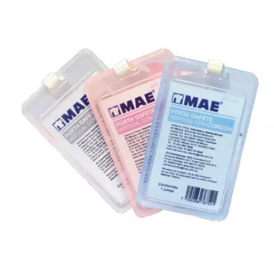 Gafete sólido vertical MAE caja con 12 pz surtidos pastel