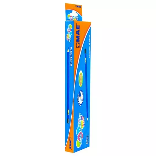 Lapiz checador mae color azul caja con 10 piezas