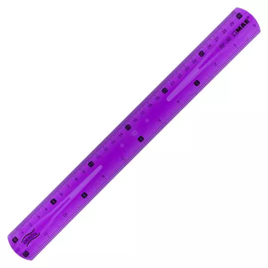 Regla flexible mae de 30cm 1 pieza.