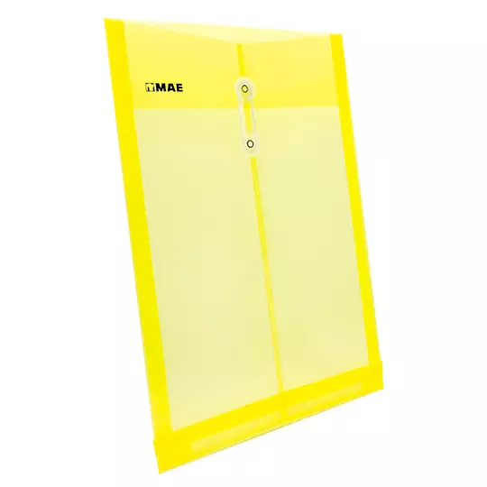 Sobre vertical de polipropileno mae color amarillo 1 pieza
