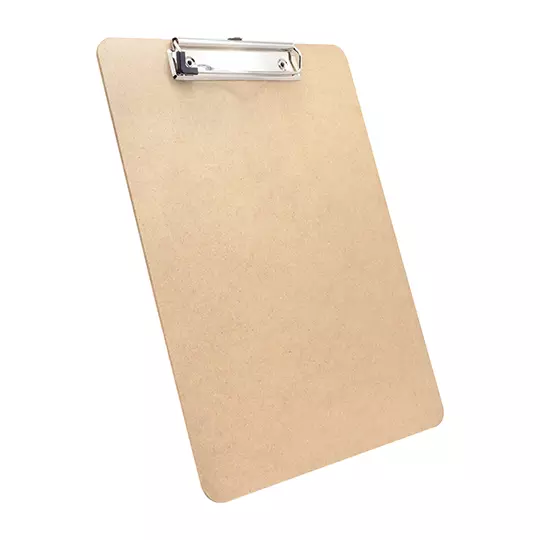 Tabla mae compuesta de fibracel mdf t ño carta con gancho wire clip