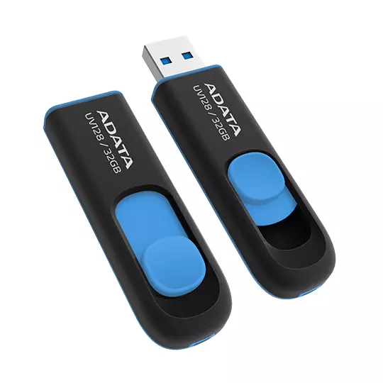 Memoria USB Adata DashDrive UV128, 32GB, USB-A 3.0, Lectura 90MB/s