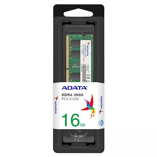Memoria RAM Adata DDR4, 2666GHz, 16GB. 