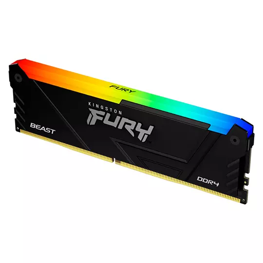 MEMORIA RAM KINGSTON FURY BEAST RGB DDR4DDR4, 3600MHZ, 32GB, CL18, XMP