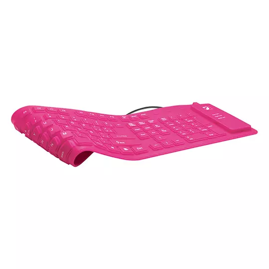 Teclado flexible GREENLEAF multimedia alámbrico 88 teclas color rosa