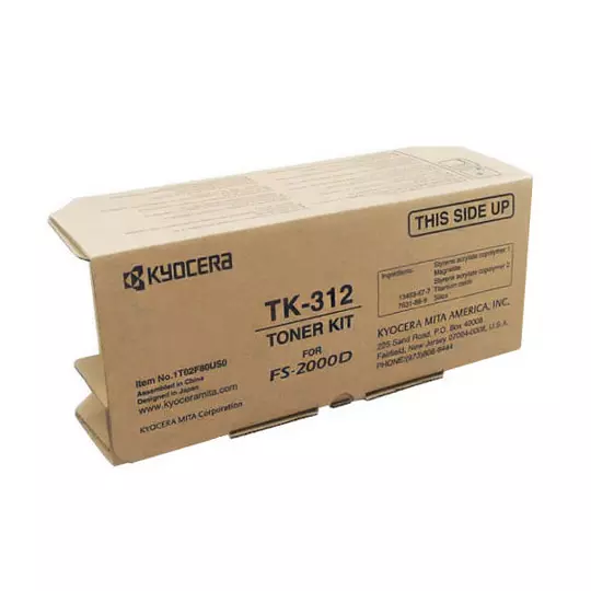 Toner Kyocera TK-312 negro.