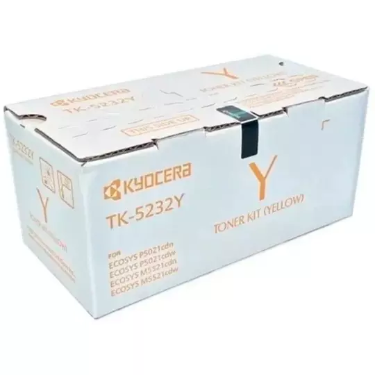 Toner Kyocera TK-5232 amarillo.