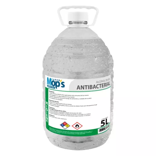 Gel antibacterial Super mops de 5 Lt.