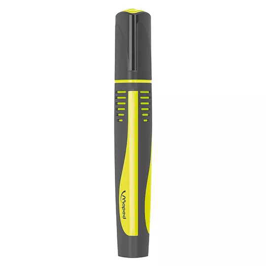 Resaltador fluo peps amarillo Maped con 10 pzs  color amarillo