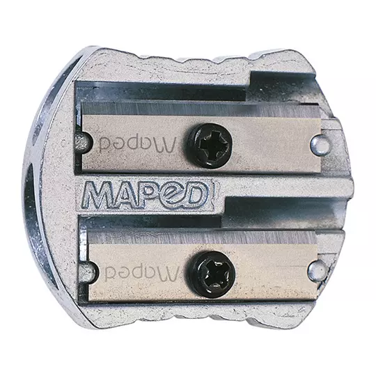 Sacapuntas metal Maped 2 orificios  metálico