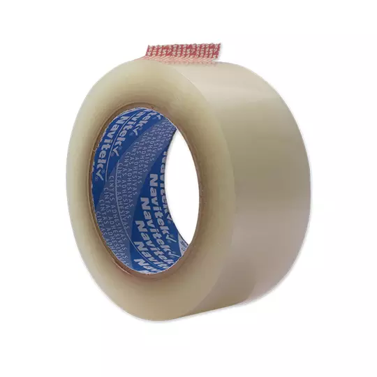 Cinta de empaque uso 95 Navitek transparente 48 mm x 150 m empaque con 6 pzas