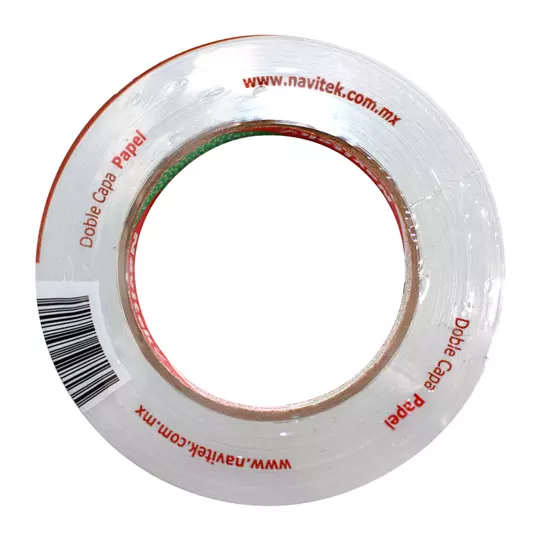Cinta doble capa papel uso 175 Navitek 18 mm x 33 m