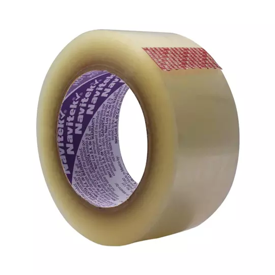 Cinta de empaque uso 500 Navitek transparente 48 mm x 150 m empaque con 6 pzas
