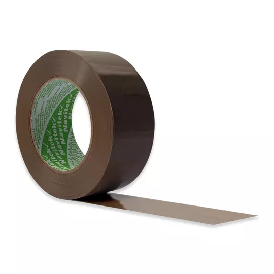 Cinta de empaque uso 579 Navitek canela 48 mm x 150 m empaque con 6 pzas