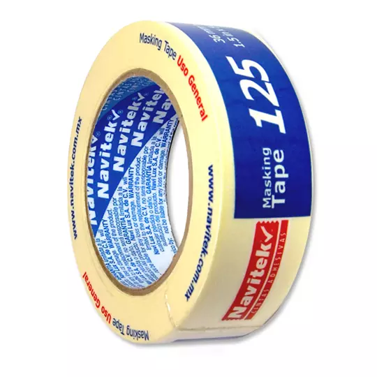 Masking tape uso 125 Navitek color natural 36 mm x 50 m