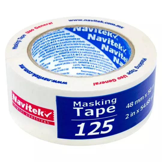 Masking tape uso 125 Navitek color natural 48 mm x 50 m
