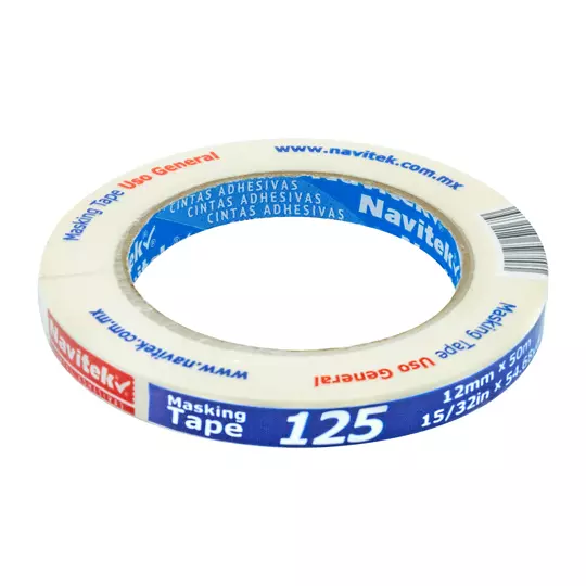 Masking tape uso 125 Navitek color natural 12 mm x 50 m