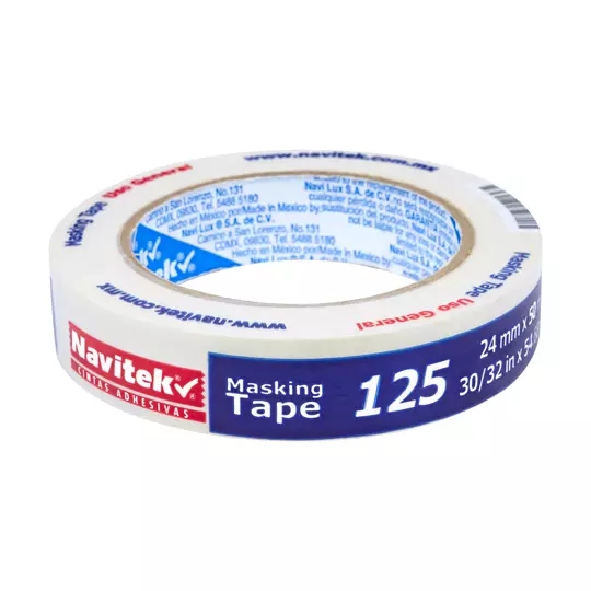 Masking tape uso 125 Navitek color natural 24 mm x 50 m