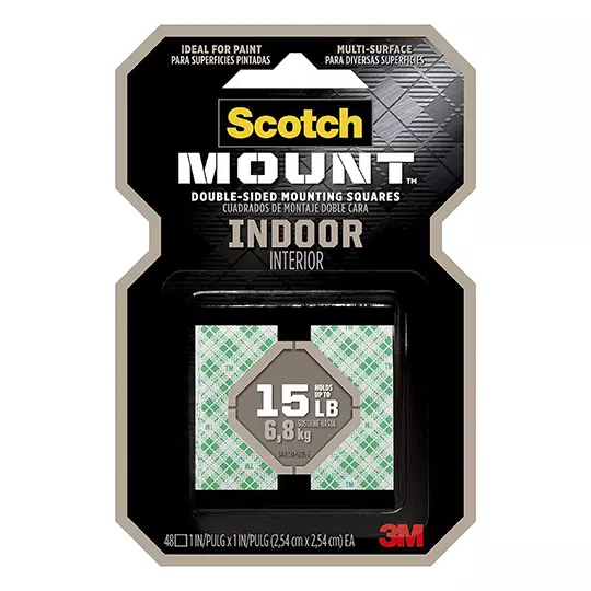LM-Cinta de Montaje en cuadros Scotch Mountpara interiores, Pack con 48 cuadros
