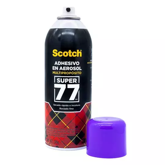 Adhesivo Spray Super 77 Mod. 7716-SP Scotch 3M 305gr 1 pieza