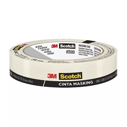 Masking tape 3M 3500 24mmx40m 1 pieza.