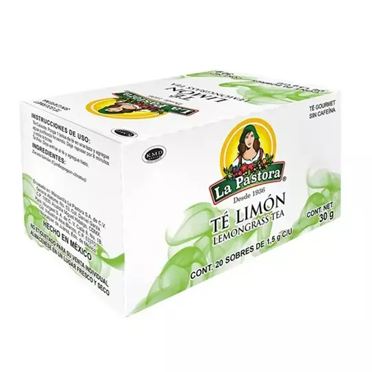 Té de limón LA PASTORA caja con 25 sobres