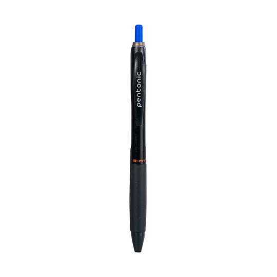 Bolígrafo retráctil fino Pentonic B-RT 0.7 mm color azul caja con 12 piezas