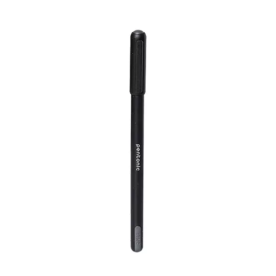 Bolígrafo fino Pentonic Ball Pen 0.7 mm color negro caja con 12 piezas