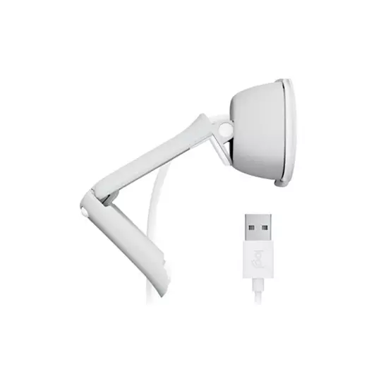 Webcam Logitech Brio 100 USB-A Blanco.