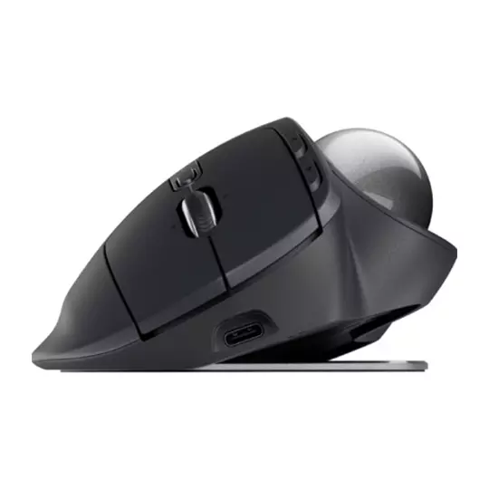 Mouse Ergonómico Logitech MX Ergo S Inalámbrico Inalámbrico Bluetooth Negro