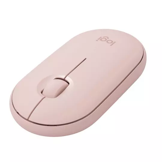Mouse Logitech M350 Pebble Inálambrico Rosa