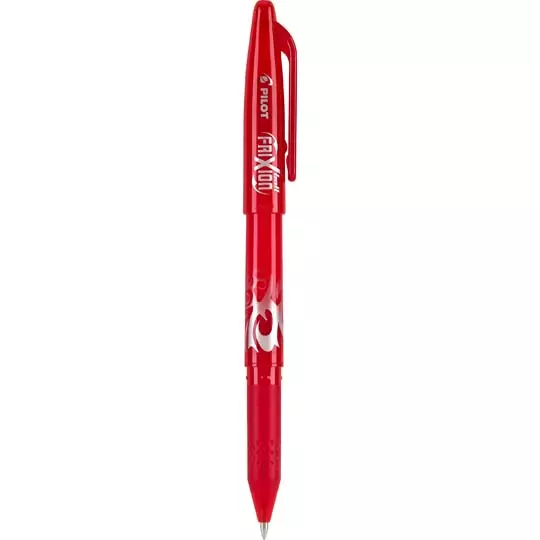 Bolígrafo fino Frixion Ball Pilot tinta gel borrable, color rojo, caja c/12 p