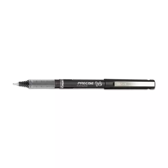 Bolígrafo extra fino Precise V5 Pilot punta rodante, color negro, 12 piezas