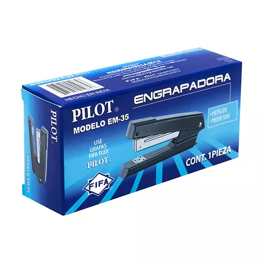 Engrapadora metálica Pilot Mod. EM-35 media tira