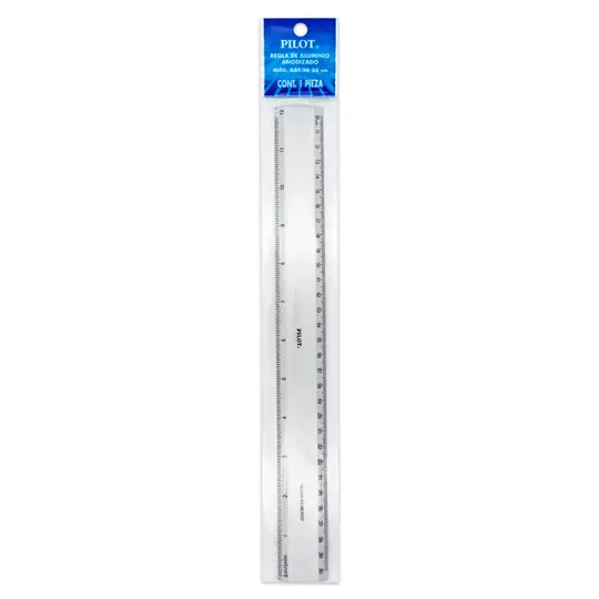 Regla metálica de aluminio Pilot de 30 cm